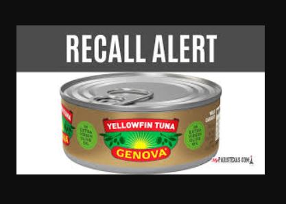 Cane Tuna Recalled