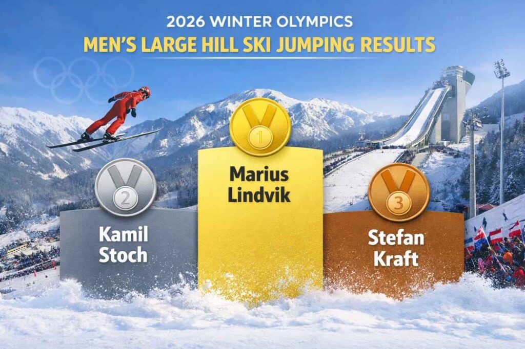2026 Winter Olympics Ski Jumping Men's Large Hill Results